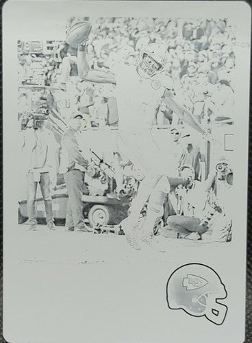 CHRIS CONLEY 2019 Panini Score PRINTING PLATE #1/1 Chiefs Texans Jaguars One of