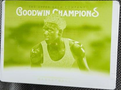 ISAIAH TODD 2021-22 UD Goodwin Champions RC PRINTING PLATE SP 1/1 Wizards One of