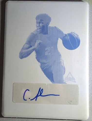 Cam'Ron FLETCHER 2022-23 Leaf Trinity RC AUTO PRINTING PLATE SP 1/1 Kentucky FSU