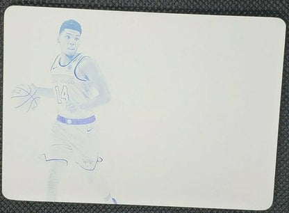 ALLONZO TRIER 2019-20 Panini Flawless Patch Auto PRINTING PLATE SP 1/1 of Knicks