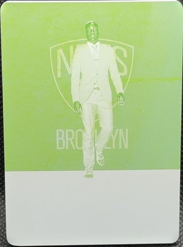JARRETT JACK 2020-21 Panini Noir Showtime Signatures PRINTING PLATE #1/1 Nets of