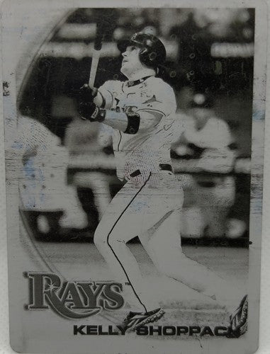 KELLY SHOPPACH 2010 Topps Updates Series PRINTING PLATE SP #1/1 TB Rays One of