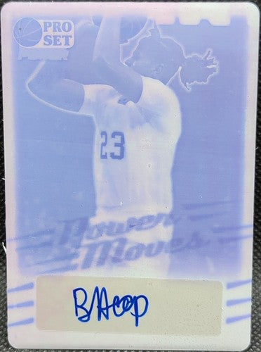 BRYCE HOPKINS 2021-22 Leaf Pro Set Power RC AUTO PRINTING PLATE SP #1/1 One of