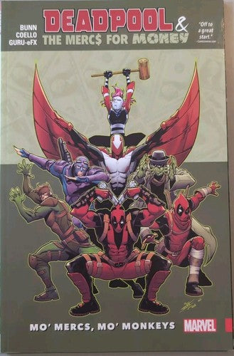 DEADPOOL & The Mercs For Money Vol. 1 Mo' Monkeys #1-5 2016B Marvel TPB Bunn