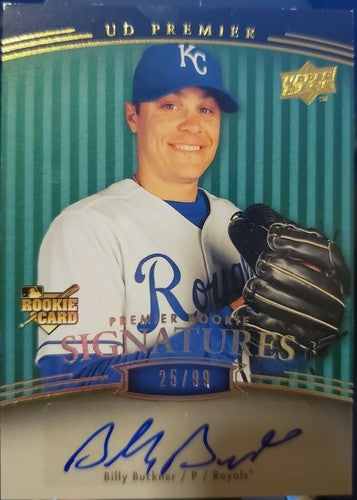 BILLY BUCKNER 2008 Upper Deck Premier RC Signatures AUTO Blue SP /99 Bill Royals