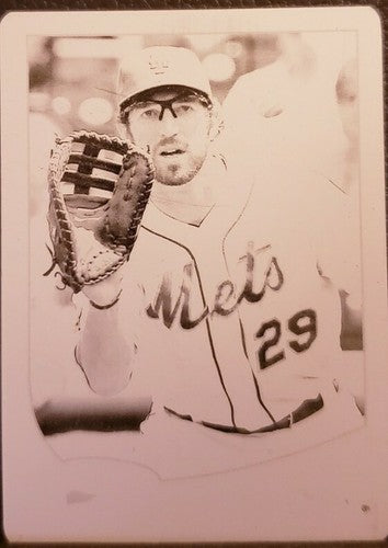 IKE DAVIS 2013 Topps Mini Black PRINTING PLATE SP #1/1 New York Mets Yankees A's