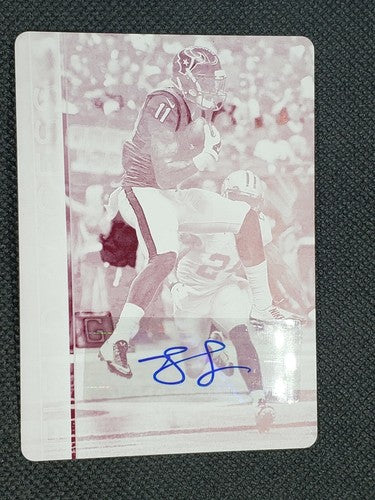 JAELEN STRONG 2015 Topps Field Access AUTO RC PRINTING PLATE #1/1 Texans Jaguars