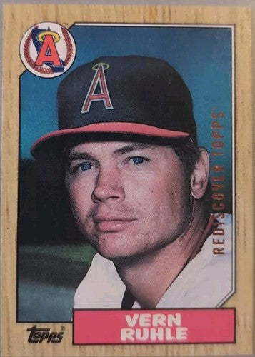 VERN RUHLE 2017 Topps Rediscover SP BUYBACK Bronze 1987 Angels 221 Tigers Astros
