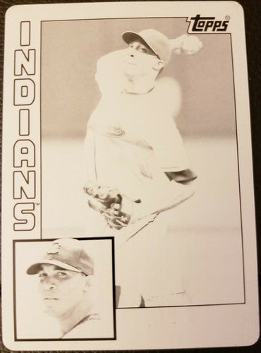 UBALDO JIMENEZ 2012 Topps Archives PRINTING PLATE #1/1 Orioles Rockies Cleveland