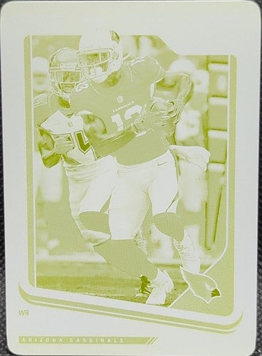 JARON BROWN 2018 Panini Score PRINTING PLATE SP #1/1 Cardinals Seahawks One of