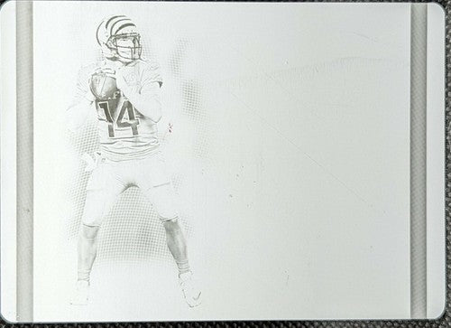 ANDY DALTON 2017 Panini National Treasures Pro Bowl PRINTING PLATE #1/1 Bengals