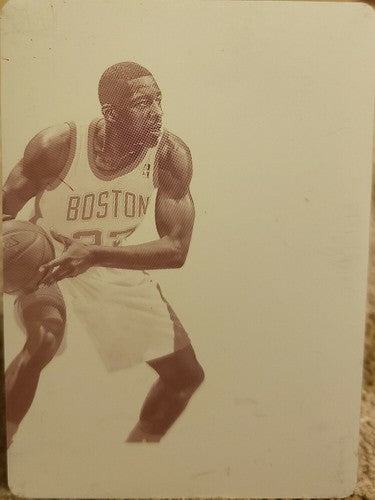 JORDAN CRAWFORD 2012-13 National Treasures NBA Logoman PRINTING PLATE SP #1/1 of