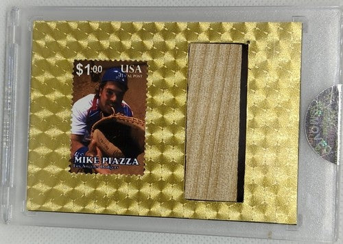 MIKE PIAZZA 2020 Bar Sports Edition JUMBO Game Used BAT PATCH Relic #1/1 Dodgers