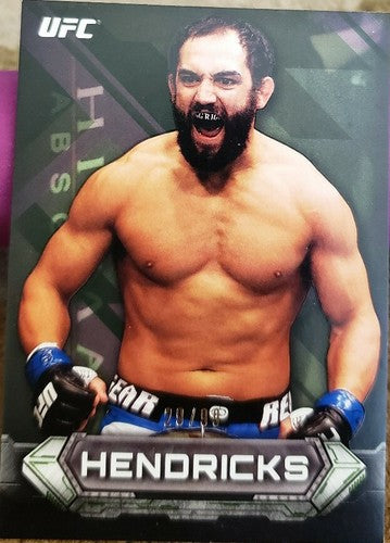 JOHNY HENDRICKS 2014 Topps UFC Knockout GREEN Parallel SP #29/99 Johnny MMA #20