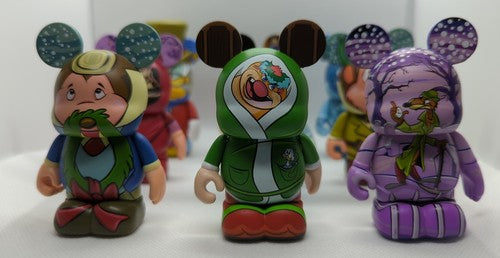 9 Disney 3" Vinylmation Mickey's Christmas Carol LOT Scrooge McDuck Goofy Ghosts