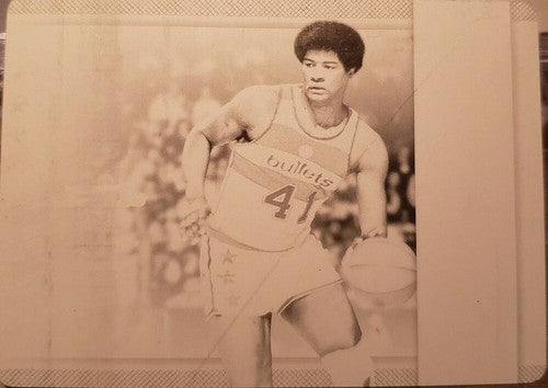 WES UNSELD 2012-13 National Treasures PRINTING PLATE SP #1/1 of 2009-10 Bullets