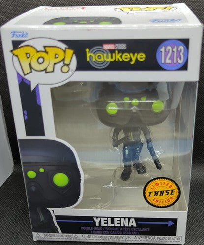 YELENA BELOVA Marvel Hawkeye Funko POP! Black White Widow Limited CHASE Variant