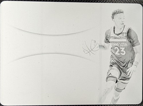 JARRETT CULVER 2019-20 Panini Flawless RC PRINTING PLATE #1/1 Timberwolves Hawks