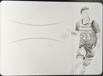 JARRETT CULVER 2019-20 Panini Flawless RC PRINTING PLATE #1/1 Timberwolves Hawks