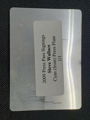 STEVE WALLACE 2009 Press Pass Racing AUTO PRINTING PLATE SP #1/1 NASCAR Rusty