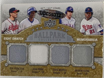 Ryan BRAUN Johnny DAMON Carlos LEE Juan PIERRE CRAWFORD + 2009 Ballpark 8 Jersey