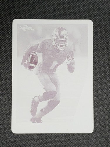 COREY COLEMAN 2016 Leaf 1990 Rookies Legends Clear RC PRINTING PLATE #1/1 Browns