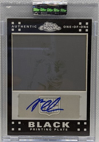 AUNDRAE ALLISON 2007 Topps Chrome RC AUTO PRINTING PLATE SP #1/1 Vikings One of