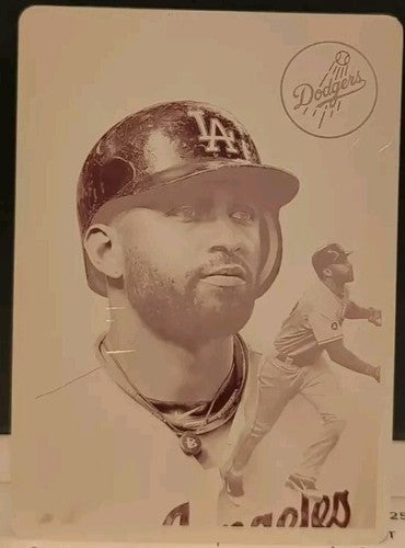MATT KEMP 2012 Topps Archives PRINTING PLATE SP #1/1 of LA Dodgers Padres Braves