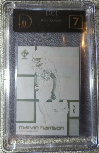 MARVIN HARRISON 2002 Pacific Private Stock PRINTING PLATE SP 1/1 Colts DCI RAW 7