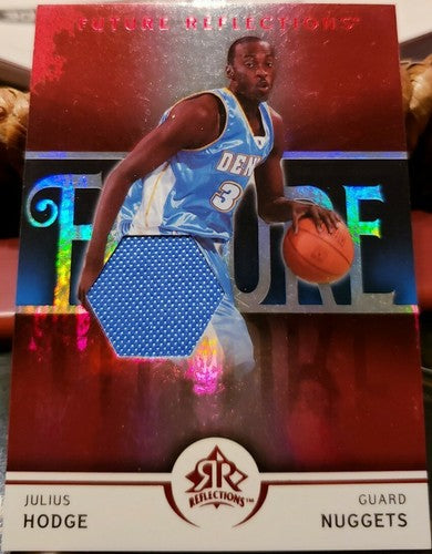 JULIUS HODGE 2005-06 Upper Deck NBA Future Reflections JERSEY Red #/100 Nuggets