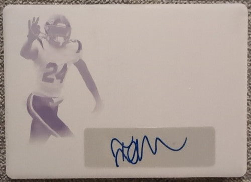 ISRAEL MUKUAMU 2021 Leaf Trinity Patch AUTO PRINTING PLATE SP #1/1 Cowboys SC of
