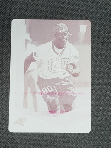 IAN THOMAS 2018 Panini Donruss Elite RC PRINTING PLATE SP #1/1 Panthers Patches