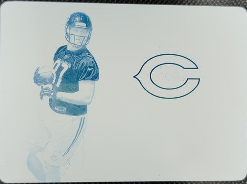 ADAM SHAHEEN 2017 Panini Unparalleled PRINTING PLATE #1/1 Bears Dolphins One of