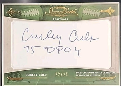 CURLEY CULP 2011 TriStar SignaCuts Cut AUTO DPOY INSCRIPTION #/25 Chiefs Oilers
