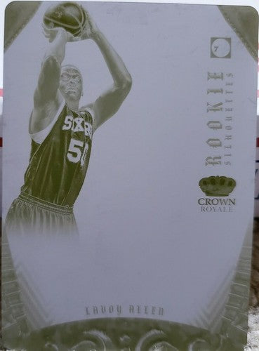 Lavoy Allen 2012-13 Panini Preferred Silhouettes PRINTING PLATE 1/1 Pacers 76ers