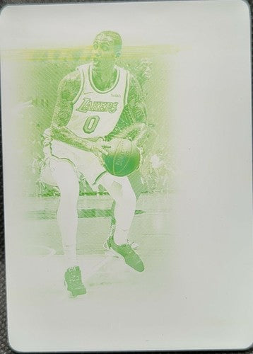 KYLE KUZMA 2019-20 Panini National Treasures PRINTING PLATE SP 1/1 Lakers One of