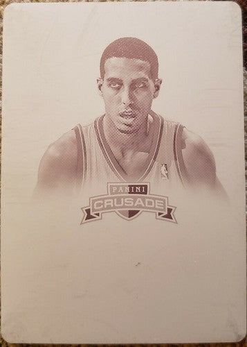 KEVIN MARTIN 2012-13 Playoff National Treasures PRINTING PLATE #1/1 of 1 Crusade