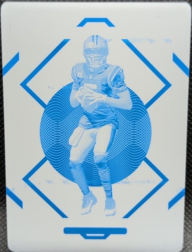 TEDDY BRIDGEWATER 2020 Panini National Treasures PRINTING PLATE #1/1 Panthers of