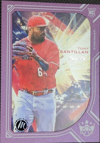 TONY SANTILLAN 2022 Panini Diamond Kings Masterpiece RC PLUM Border #1/1 Reds of