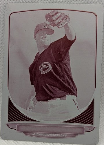 ARCHIE BRADLEY 2013 Bowman Draft Picks Prospects PRINTING PLATE 1/1 Diamondbacks