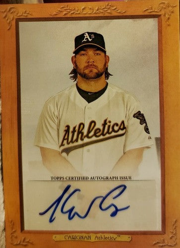 ANDREW CARIGNAN 2013 Topps Turkey Red AUTO Autograph #/620 Oakland A's Athletics
