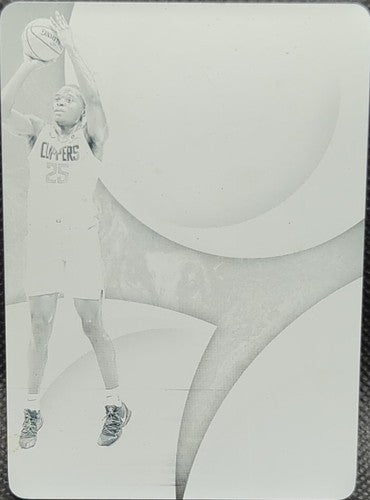 MFIONDU KABENGELE 2019-20 Panini Immaculate RC PRINTING PLATE SP 1/1 Clippers of