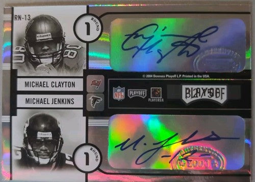 Roy WILLIAMS Lee EVANS Michael CLAYTON JENKINS 2004 Contenders QUAD RC AUTO #/50