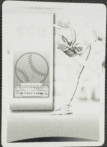 RILEY FERRELL 2015 Panini Contenders Draft Ticket PRINTING PLATE #1/1 Astros TCU