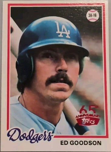 ED GOODSON 2016 Topps 65th Anniversary 1978 BUYBACK RED SP Dodgers Giants Braves