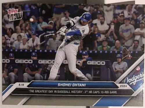 SHOHEI OHTANI 2024 Topps Now 9.19 Greatest Day #723 Dodgers World Series Japan