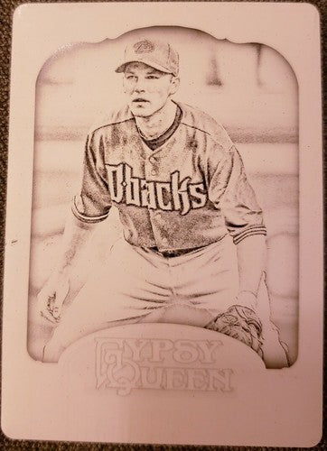 STEPHEN DREW 2012 Topps Gypsy Queen PRINTING PLATE #1/1 Diamondbacks A's Red Sox