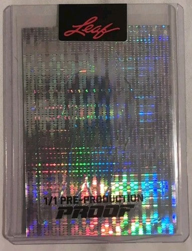 STEVE YOUNG 2024 Leaf Pro Set Metal Pre-Production PROOF BLACK PULSAR #1/1 49ers