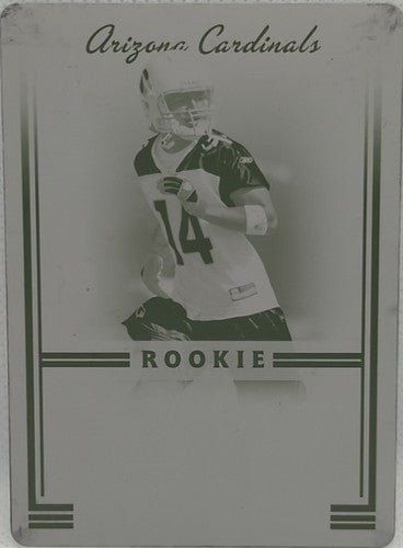 TODD WATKINS 2006 Donruss Threads RC PRINTING PLATE 1/1 Cardinals Playoff One of