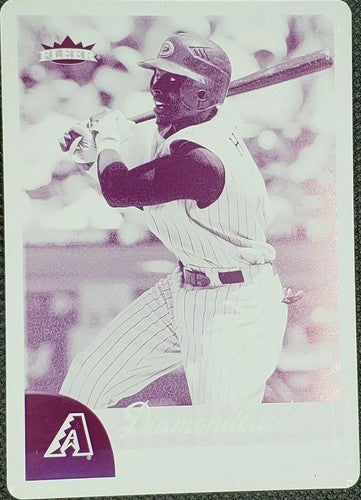 ORLANDO HUDSON 2007 Fleer PRINTING PLATE SP #1/1 Diamondbacks D-Backs 317 One of